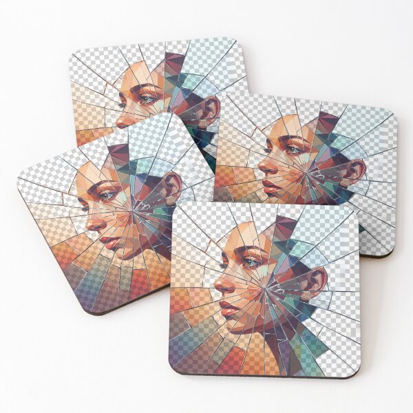 Item preview, Shattered Mirror Portrait designed and sold by Aliumcollection.