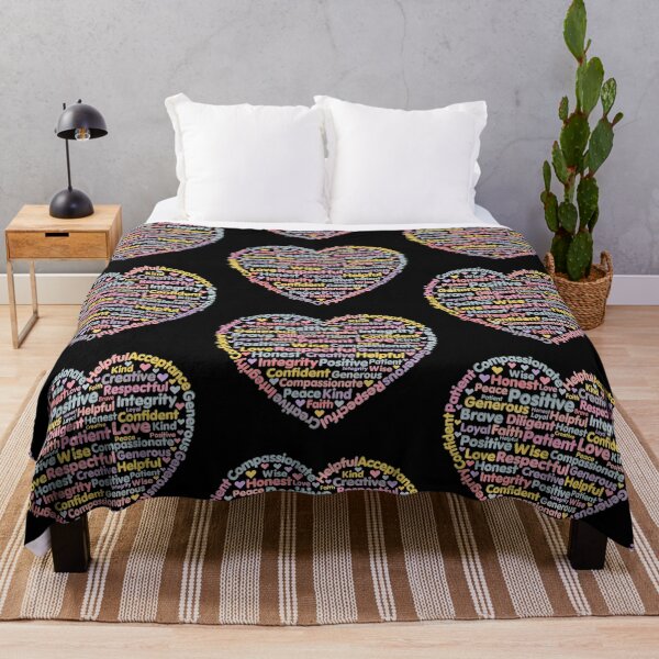 Item preview, Positive Words Heart (V.3) – Inspirational Word Cloud Design designed and sold by D-Islamic.