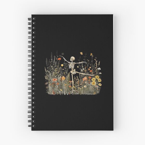 Item preview, Skeleton Dancing Arabesque Wildflower Botanical Cottagecore designed and sold by Rahamkshop.