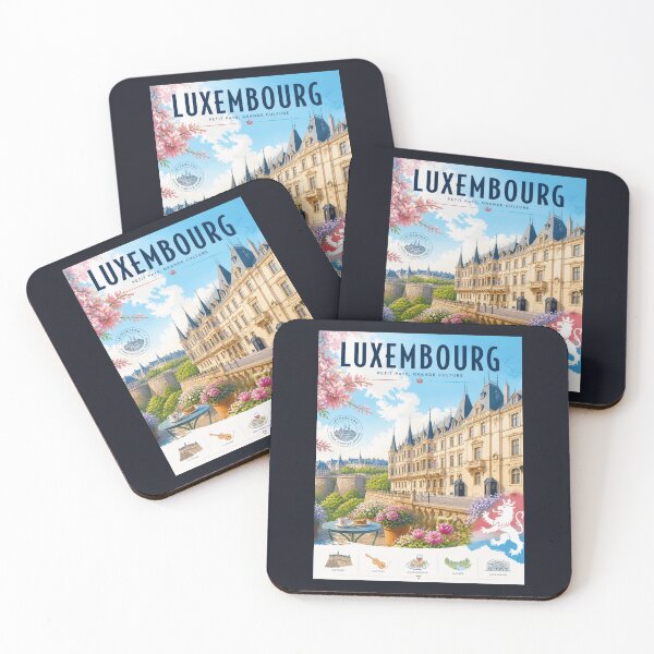 Item preview, Vintage Luxembourg Poster designed and sold by GoodOldVintage.