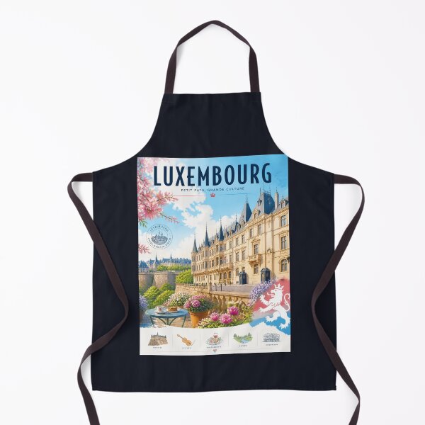 Item preview, Vintage Luxembourg Poster designed and sold by GoodOldVintage.