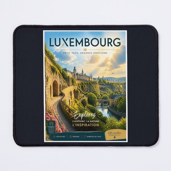 Item preview, Vintage Luxembourg Poster designed and sold by GoodOldVintage.