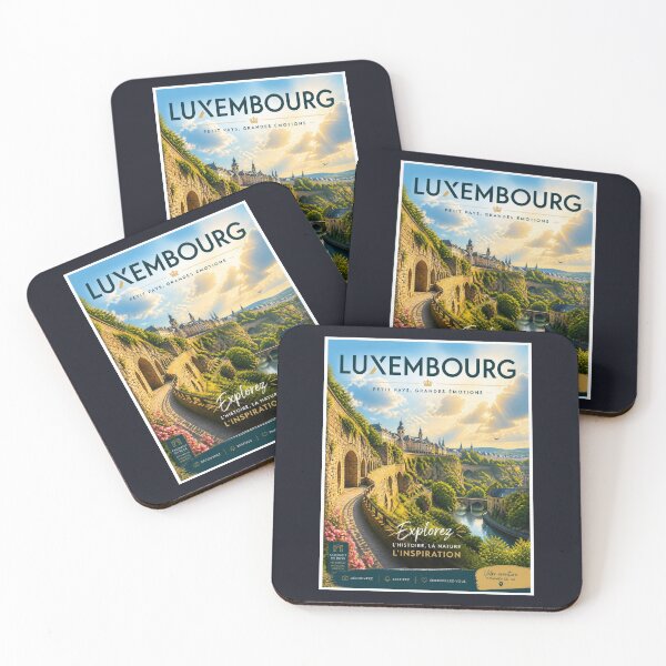 Item preview, Vintage Luxembourg Poster designed and sold by GoodOldVintage.