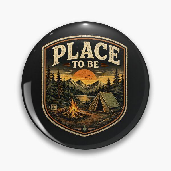 Item preview, Place to Be - Camping Design designed and sold by Anti-Current Thing.