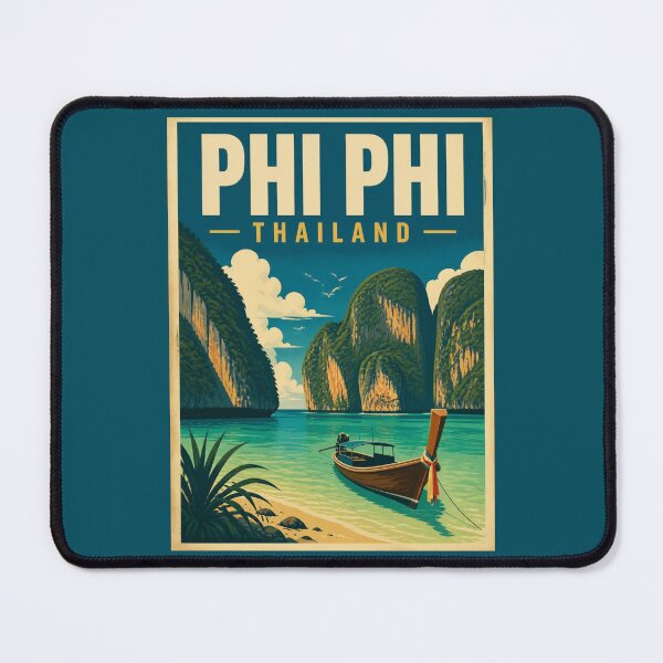 Item preview, Vintage Phi Phi - Thailand Poster designed and sold by GoodOldVintage.