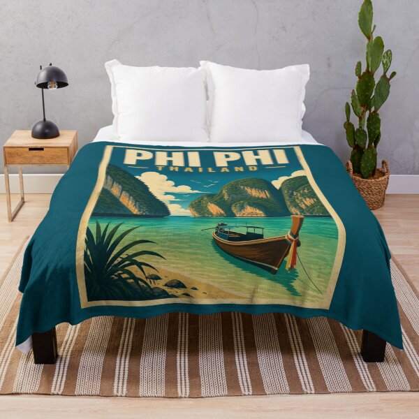 Item preview, Vintage Phi Phi - Thailand Poster designed and sold by GoodOldVintage.