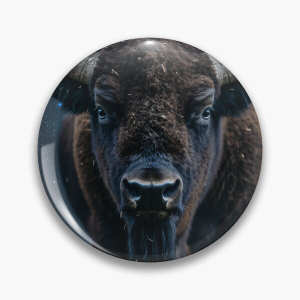 Item preview, Celestial Bison Under Starry Sky designed and sold by QuantumDrift.