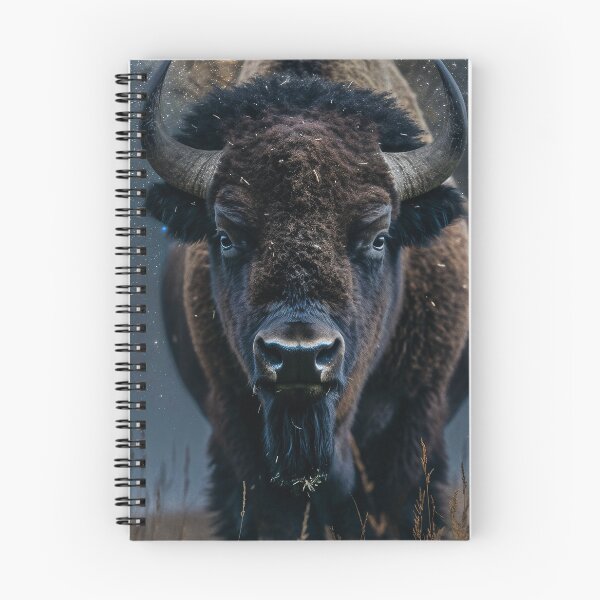 Item preview, Celestial Bison Under Starry Sky designed and sold by QuantumDrift.