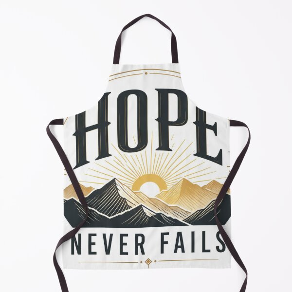 Item preview, Hope Never Fails Christian Inspirational Quote Typography Design designed and sold by Paltooproducts.