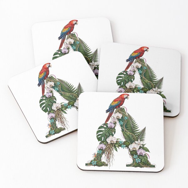 Item preview, Letter A - Born of the Jungle designed and sold by FantasyPearl.