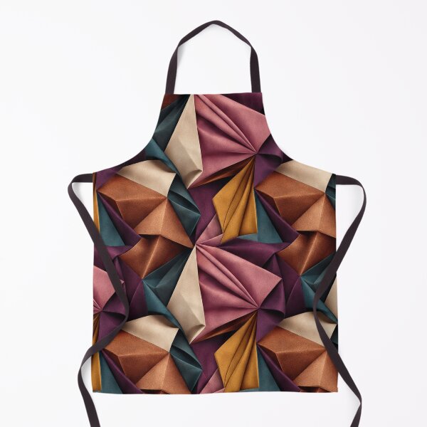 Item preview, Folded Fabric Geometric Pattern Origami Textile Abstract Design designed and sold by TM DESIGNS AND MORE.