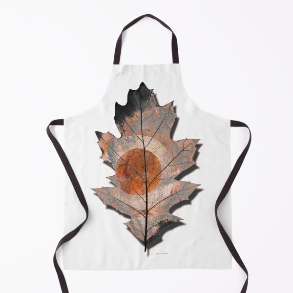 Item preview, Eternal Fall Burnt Orange Oak Tree Leaf Nature Art designed and sold by Sharon Cummings Art.