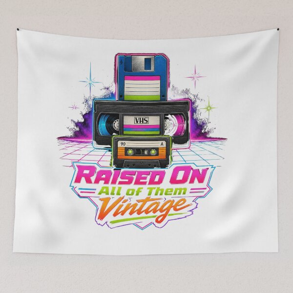 Item preview, 90s nostalgia VHS, Casette, 1,44''disc designed and sold by Peters73Shop.