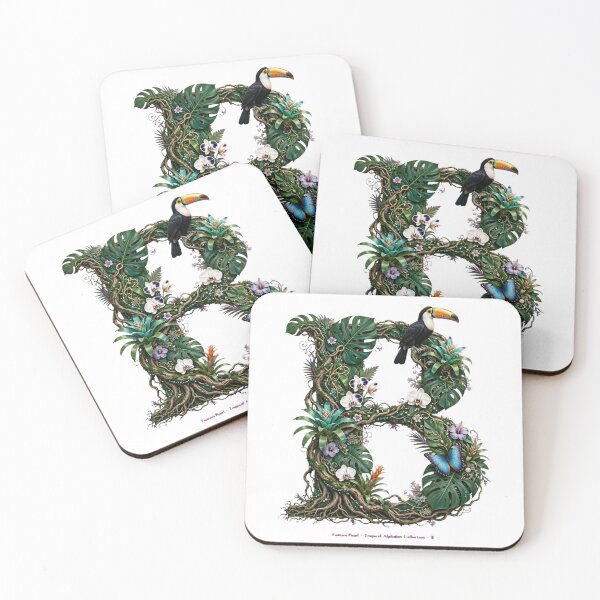 Item preview, Letter B - The Messenger of the Jungle designed and sold by FantasyPearl.