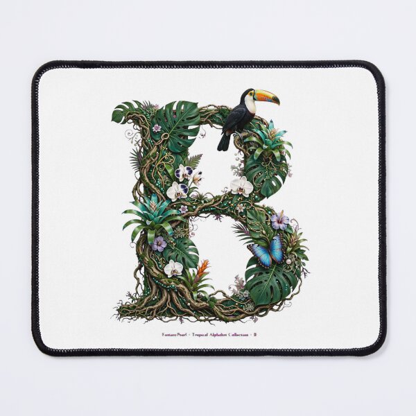 Item preview, Letter B - The Messenger of the Jungle designed and sold by FantasyPearl.