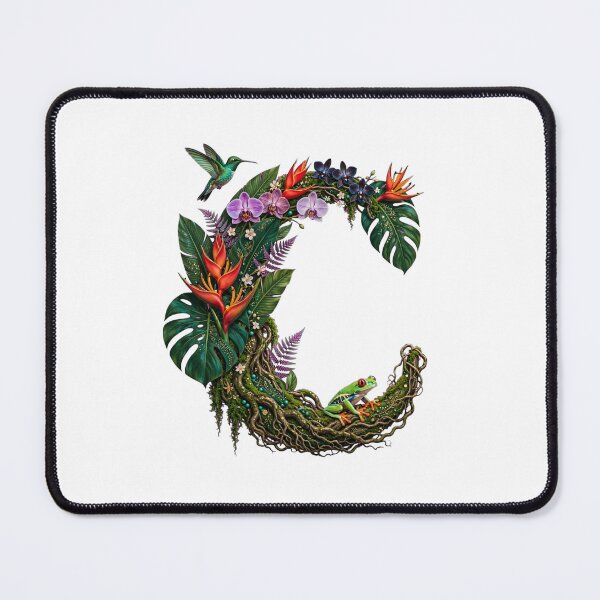 Item preview, Letter C - Jewels of the Jungle designed and sold by FantasyPearl.