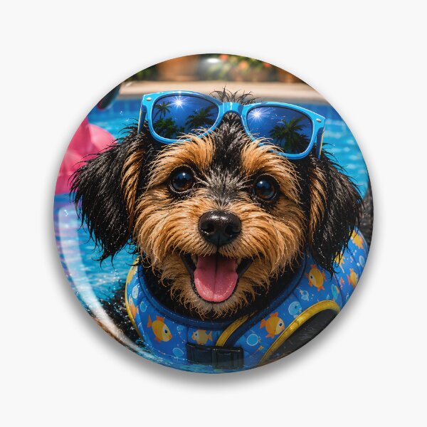 Item preview, Paws & Pool Days designed and sold by Stubblejumper Artworks.