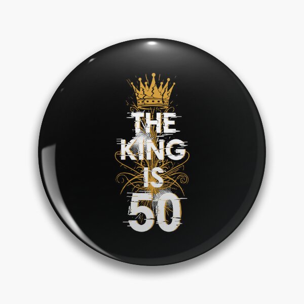 Item preview, The King Is 50 | 50th Birthday Man | Turning Fifty Celebration designed and sold by PopStars1993.