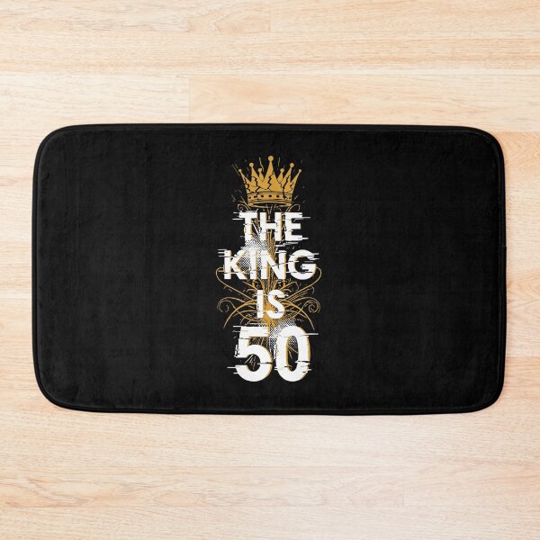 Item preview, The King Is 50 | 50th Birthday Man | Turning Fifty Celebration designed and sold by PopStars1993.