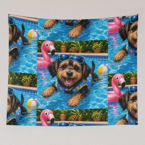 Item preview, Paws & Pool Days designed and sold by Stubblejumper Artworks.