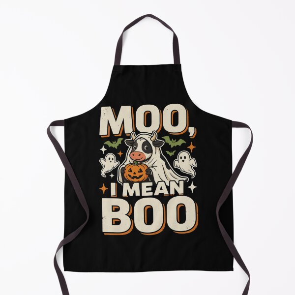 Item preview, Moo I Mean Boo Ghost Cow Halloween designed and sold by MizoX7.