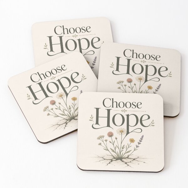 Item preview, Choose Hope Christian Inspirational Quote Design for Faith and Encouragement designed and sold by Paltooproducts.