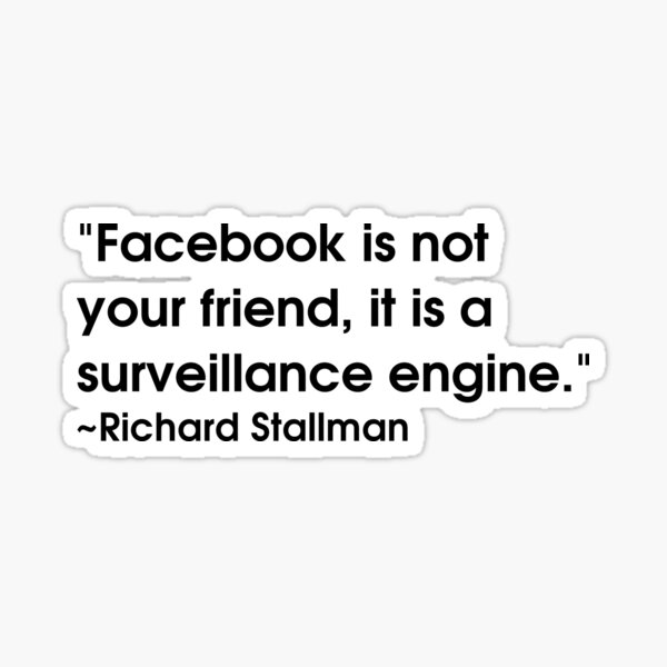 Item preview, Stallman quote designed and sold by Katajisto.
