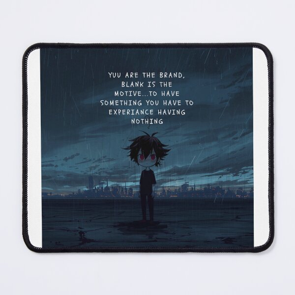 Item preview, "You Are the Brand - Lonely Anime Rain" designed and sold by YuuBlanked250.