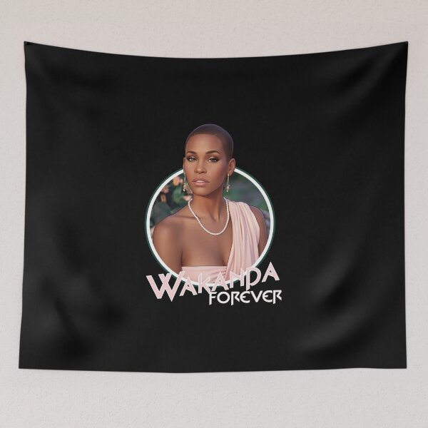 Item preview, Whitney Houston Black Panther Wakanda Forever Mashup Parody Graphic designed and sold by RahniNM.