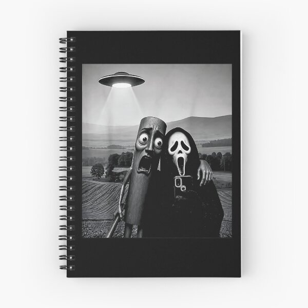 Item preview, Cute Scary Face Horror Ghost Selfie with Alien UFO Funny designed and sold by Rahamkshop.