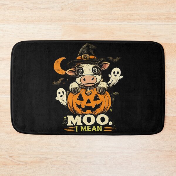 Item preview, Moo I Mean Boo Witch Cow Halloween designed and sold by MizoX7.