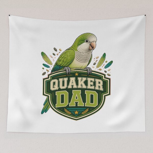 Item preview, Quaker Parrot Dad – Funny Green Parrot Owner Graphic designed and sold by AMICO77.