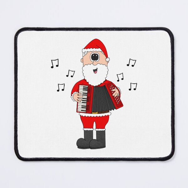 Item preview, Santa Playing Accordion, Christmas Accordionist Folk Musician designed and sold by doodlerob.