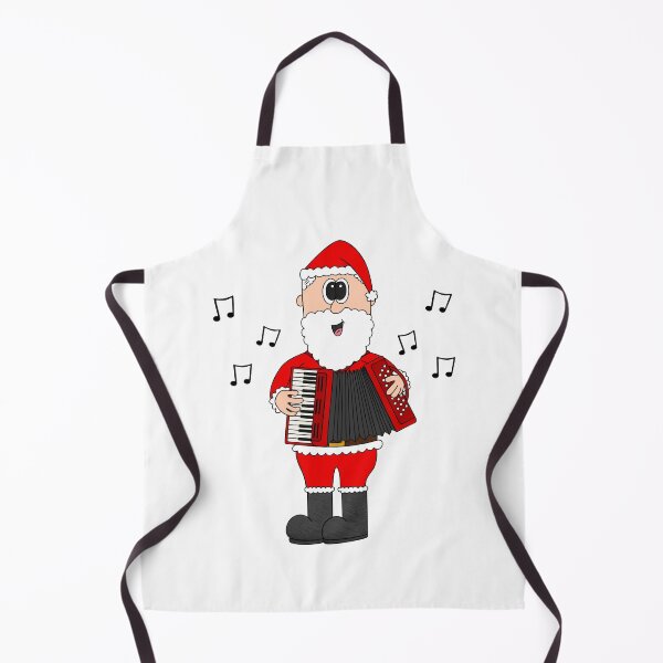 Item preview, Santa Playing Accordion, Christmas Accordionist Folk Musician designed and sold by doodlerob.