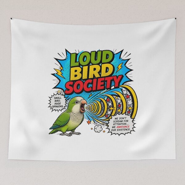 Item preview, Quaker Parrot Dad – Funny Green Parrot Owner Graphic designed and sold by AMICO77.