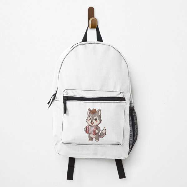 Item preview, Cute Cowboy Wolf Playing Accordion designed and sold by Ella_Sketch.