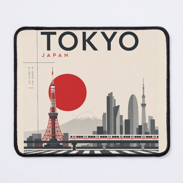 Item preview, Tokyo swiss style poster designed and sold by CMYKStudio.