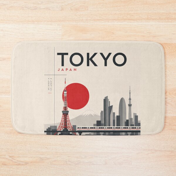Item preview, Tokyo swiss style poster designed and sold by CMYKStudio.