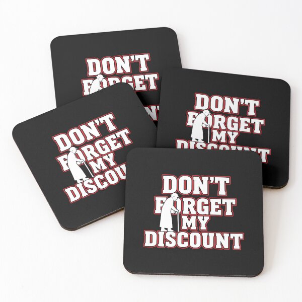 Item preview, Don't Forget My Discount Senior Humor Grandpa Grandma Retirement designed and sold by PopStars1993.