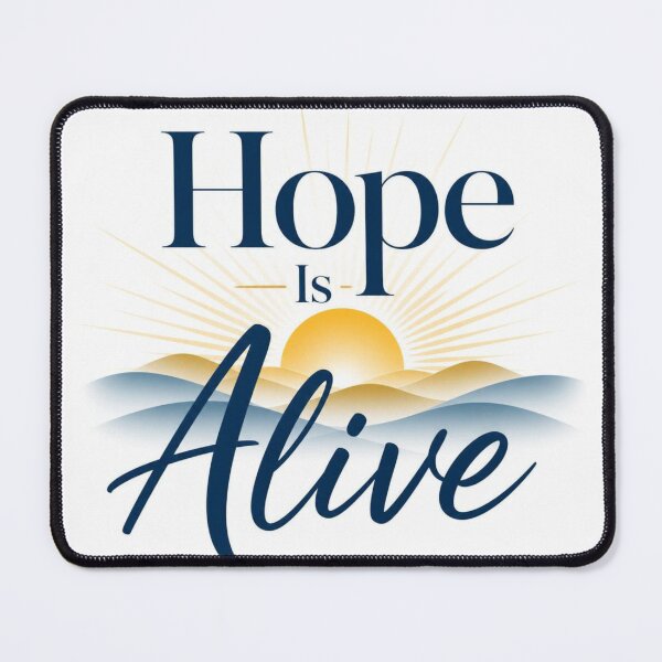 Item preview, Hope Is Alive Christian Inspirational Quote Design for Faith and Encouragement designed and sold by Paltooproducts.