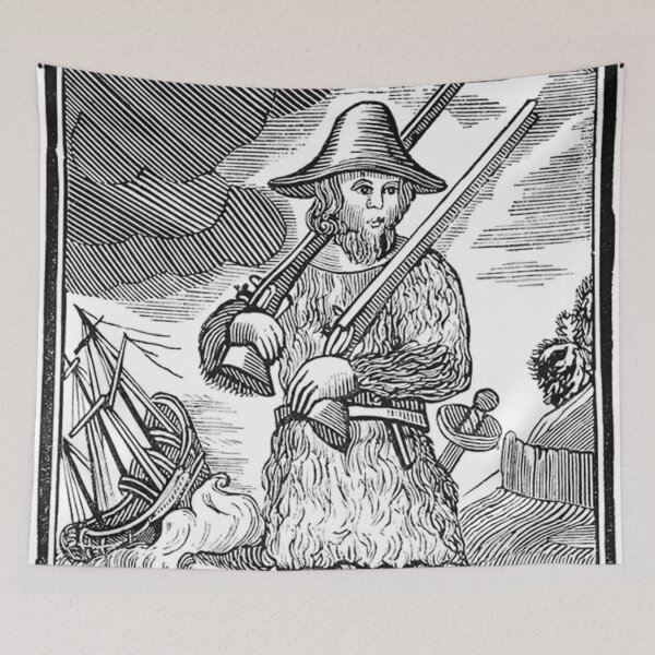 Item preview, Man with dual muskets designed and sold by Vintage Designs +.