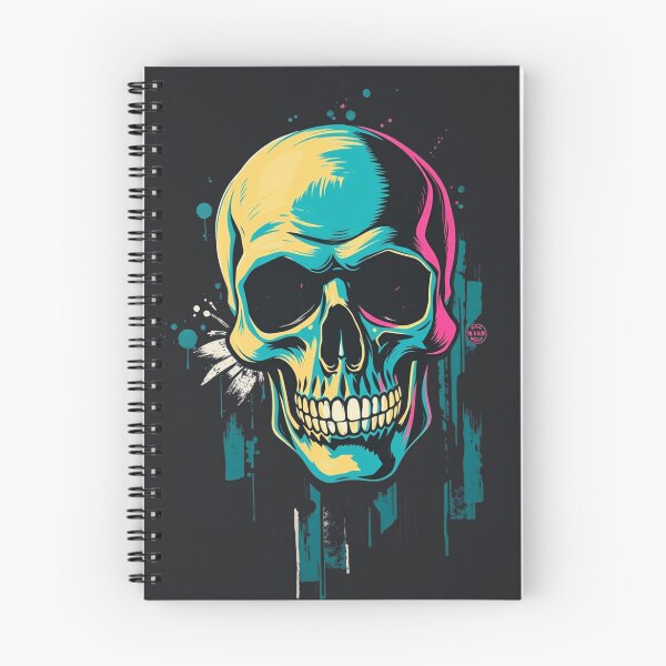 Item preview, Retro Neon Pop Art Skull Graphic designed and sold by ERODED SELF.