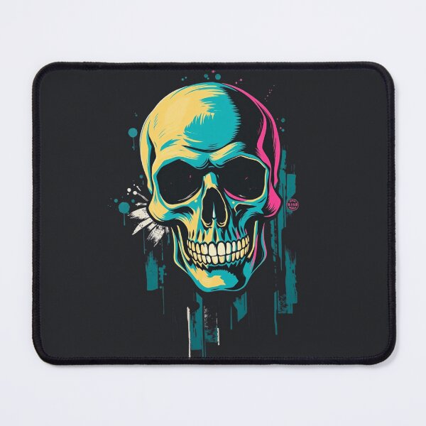 Item preview, Retro Neon Pop Art Skull Graphic designed and sold by ERODED SELF.