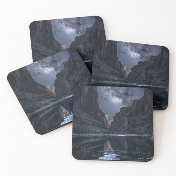 Item preview, Stellar Canyon Under Starry Skies designed and sold by QuantumDrift.
