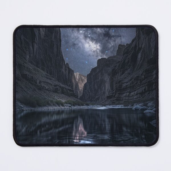 Item preview, Stellar Canyon Under Starry Skies designed and sold by QuantumDrift.