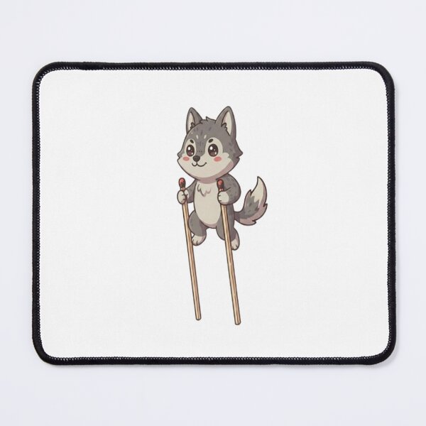 Item preview, Cute Wolf Walking On Stilts designed and sold by Ella_Sketch.