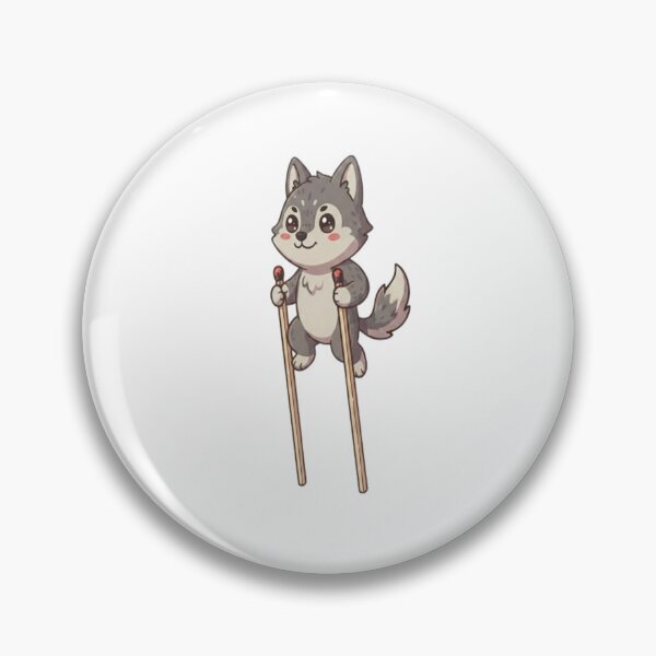Item preview, Cute Wolf Walking On Stilts designed and sold by Ella_Sketch.