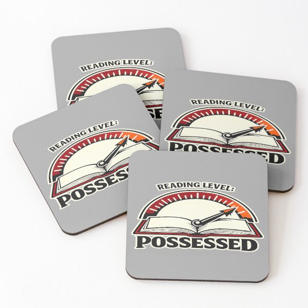 Item preview, Halloween Book Lover Reading Level Possessed designed and sold by POD DYNASTY | Original Print On Demand T-Shirt Graphics.