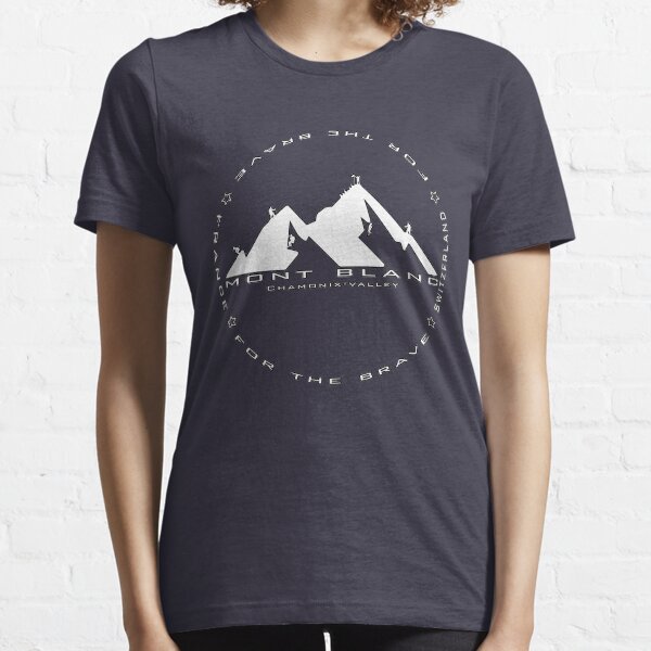 Le Mont Blanc Chamonix Valley Essential T-Shirt