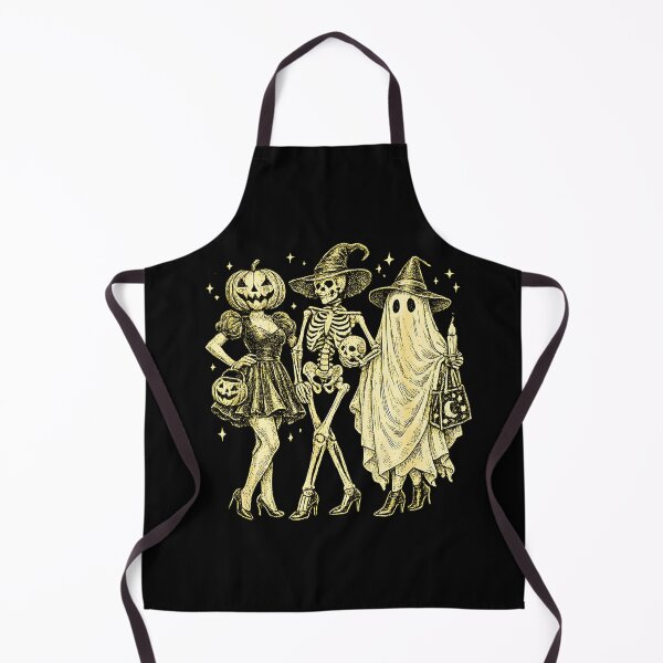 Item preview, Halloween Spooky Girl Squad Skeleton Ghost Pumpkin designed and sold by Rahamkshop.